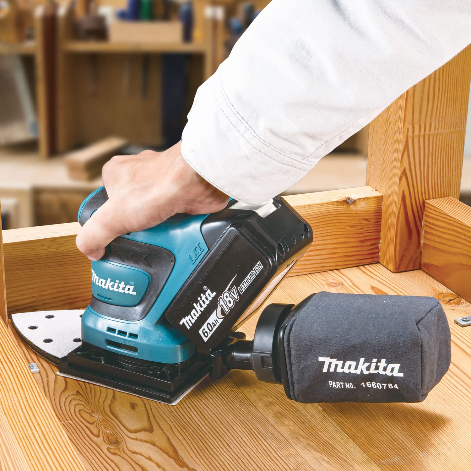 Makitaグライダー18V Makita 18V LXT 1/4 Sheet Finishing Sander – Cordless, 2-Speed